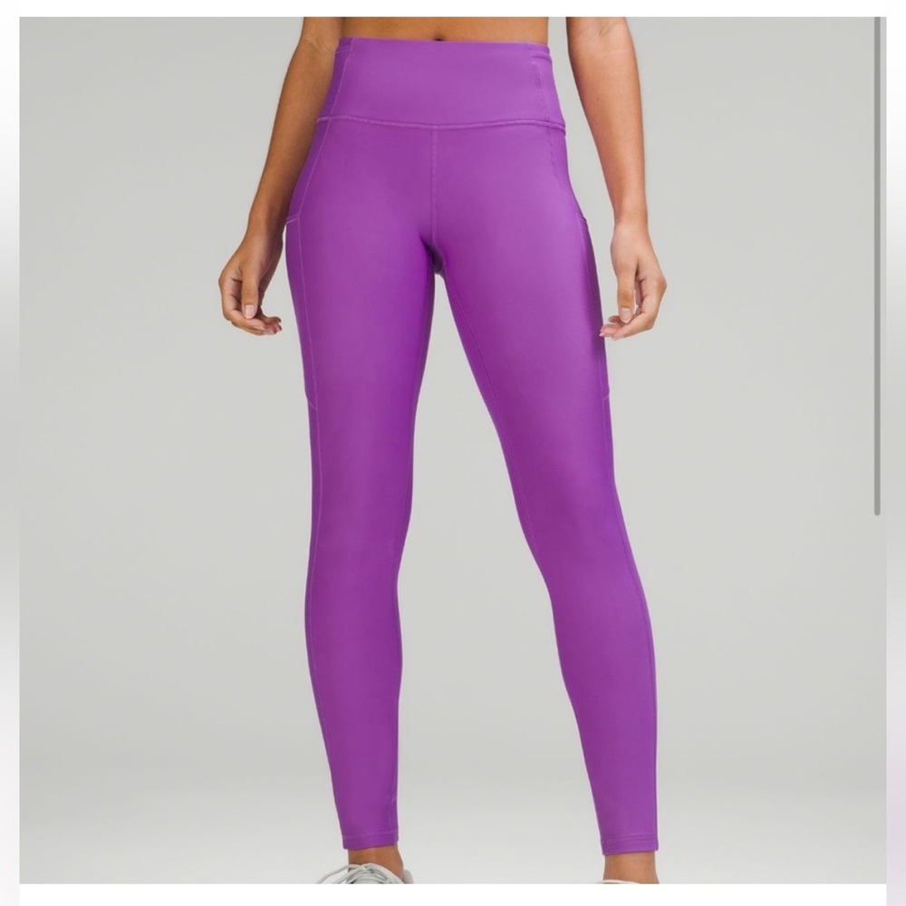 NWOT Lululemon Fast and Free 28” Tight Moonlit Magenta Size 4.